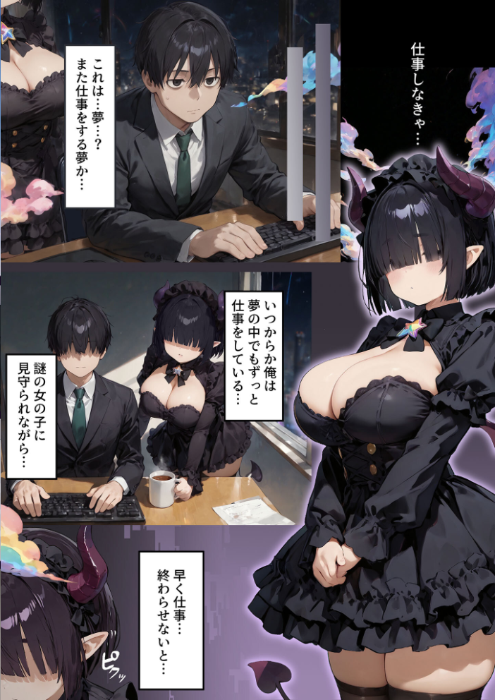 エロ漫画:夢見のララバイ モザイク版 【にゃんちぇると あいラビ】 サンプル画像