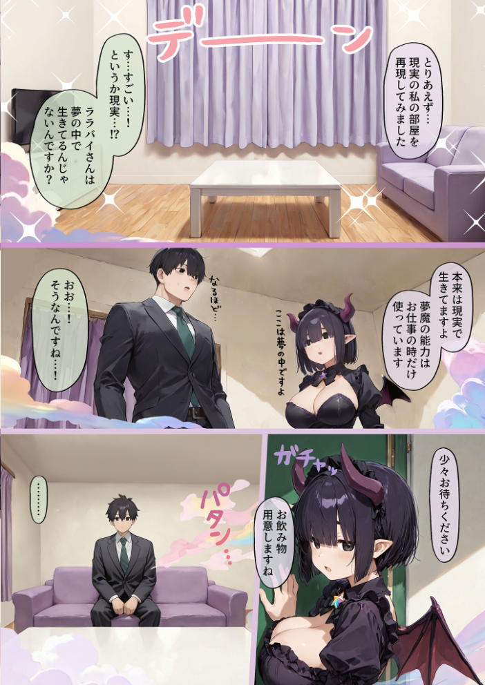 エロ漫画:夢見のララバイ モザイク版 【にゃんちぇると あいラビ】 サンプル画像