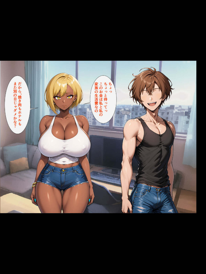 エロ漫画:【全4作収録】クズ男たちからギャル母娘を寝取って幸せにするお話 総集編 モザイク版 【ハレノヒ ラビットフット】 サンプル画像