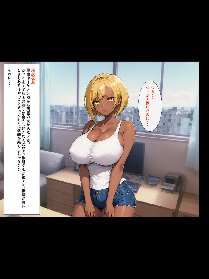 エロ漫画:【全4作収録】クズ男たちからギャル母娘を寝取って幸せにするお話 総集編 モザイク版 【ハレノヒ ラビットフット】 サンプル画像