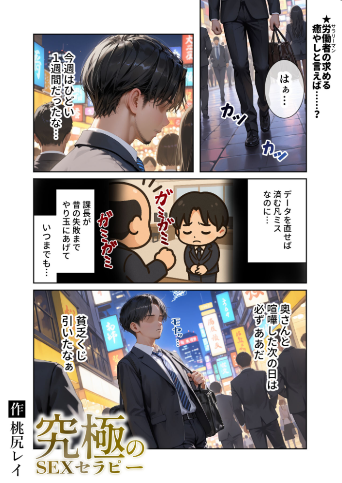 エロ漫画:究極のSEXセラピー 〜何でも望みを叶えてくれるHなセラピスト〜 第1話 【桃尻レイ】 サンプル画像