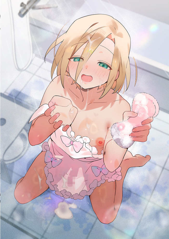 エロ漫画:男の娘とぬりゅハメえっち! 【四角いくろ丸 一水社編集部】 サンプル画像
