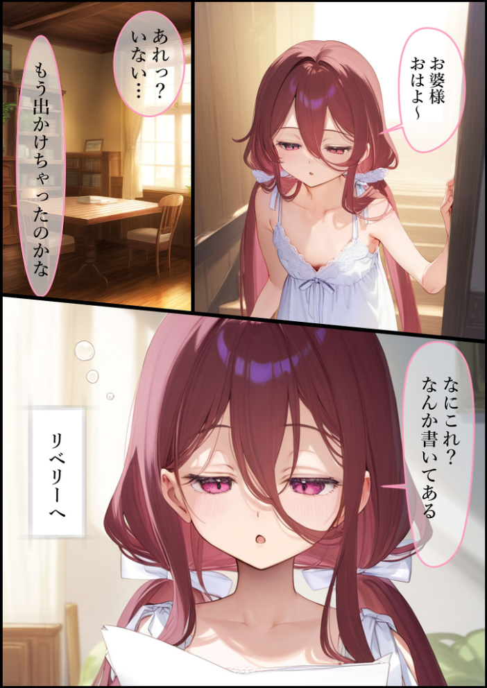 エロ漫画：魔女見習いリベリーのお使い モザイク版 【むほー地帯 あいラビ】 サンプル画像