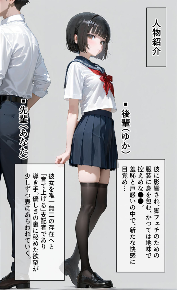 エロ漫画:【実話】彼女を俺の性癖に染める過程〜後輩●●をエロ服で呼び出し〜【第二章】 モザイク版 【TAIL LOVERS あいラビ】 サンプル画像