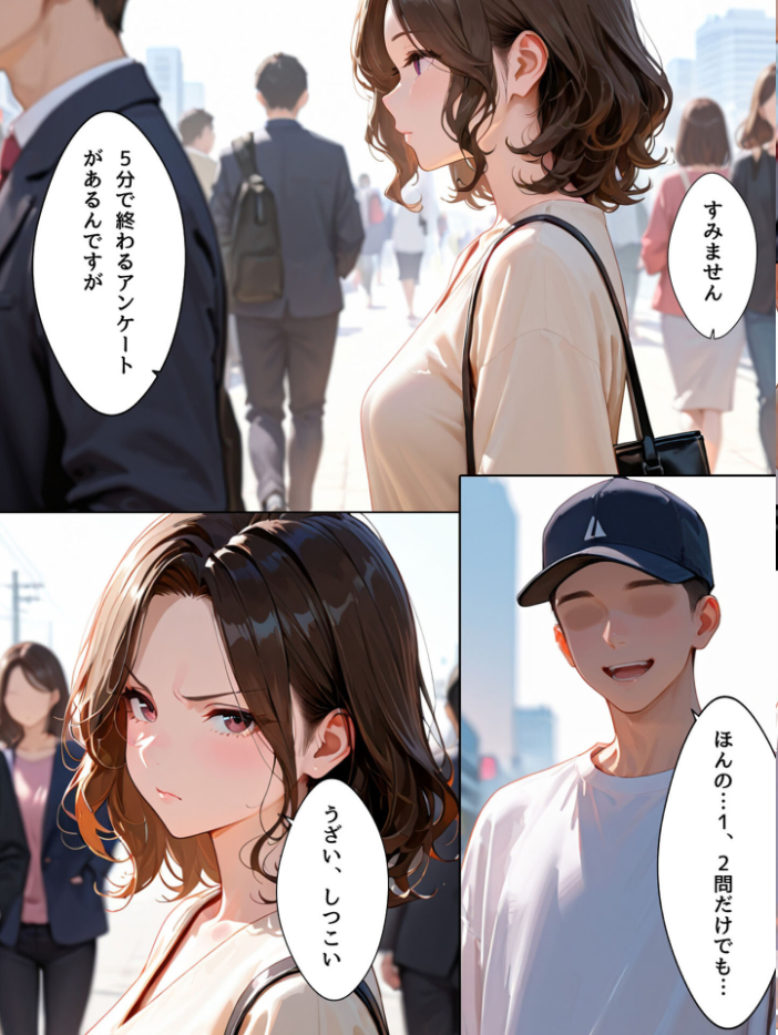 エロ漫画:ミニマム爆乳妻〜騙されてAV出演してしまいました〜 モザイク版 【bbの部屋 あいラビ】 サンプル画像