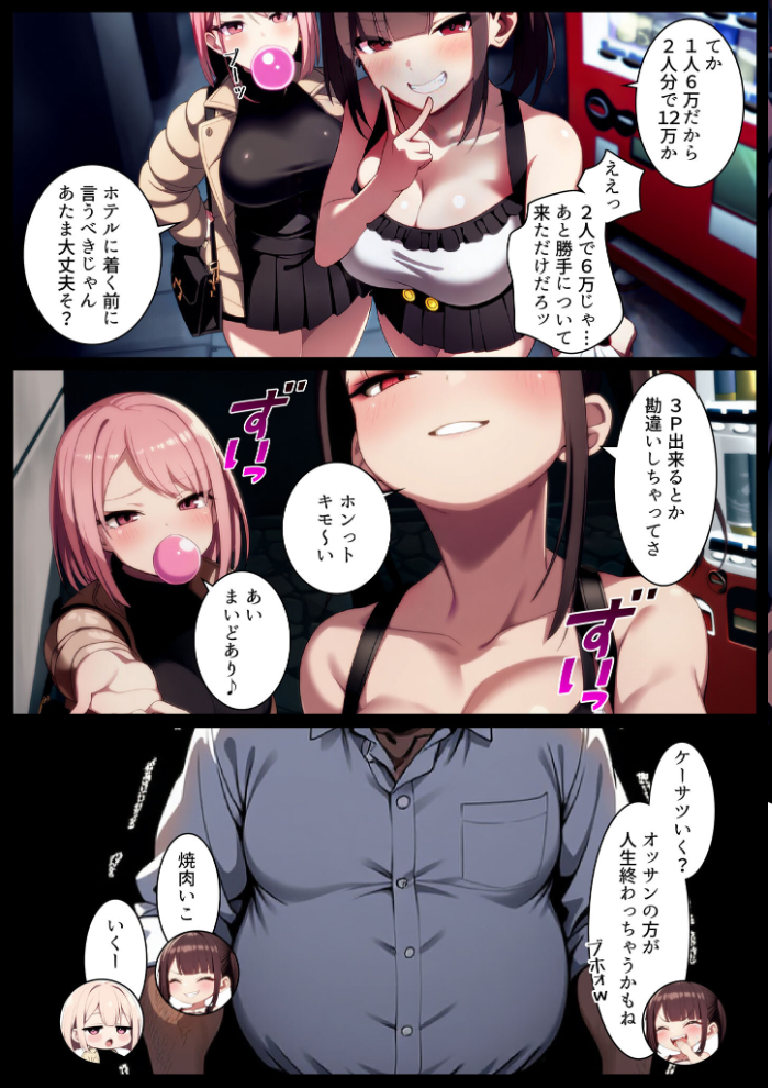 エロ漫画:立ちんぼ詐欺で1億稼いだ女 俺が最終回をプレゼントしてやった モザイク版 【ストラボ あいラビ】 サンプル画像
