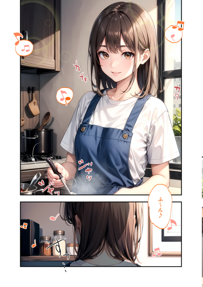 エロ漫画:いちゃLOVE純情ベッドルーム 〜昼下がりのキッチン、恋人になった幼馴染と過ごす甘い日常〜 モザイク版 【ラビットフット】 サンプル画像