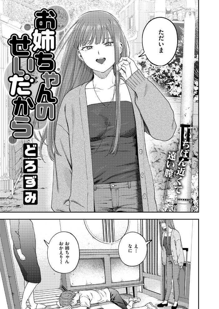 エロ漫画：お姉ちゃんのせいだから 【どろずみ】 サンプル画像