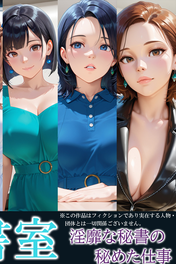 エロ漫画:淫乱秘書室 淫靡な役員秘書の秘めた仕事4 同期の巨乳秘書・宇賀神瑠衣 【あいがす】 サンプル画像