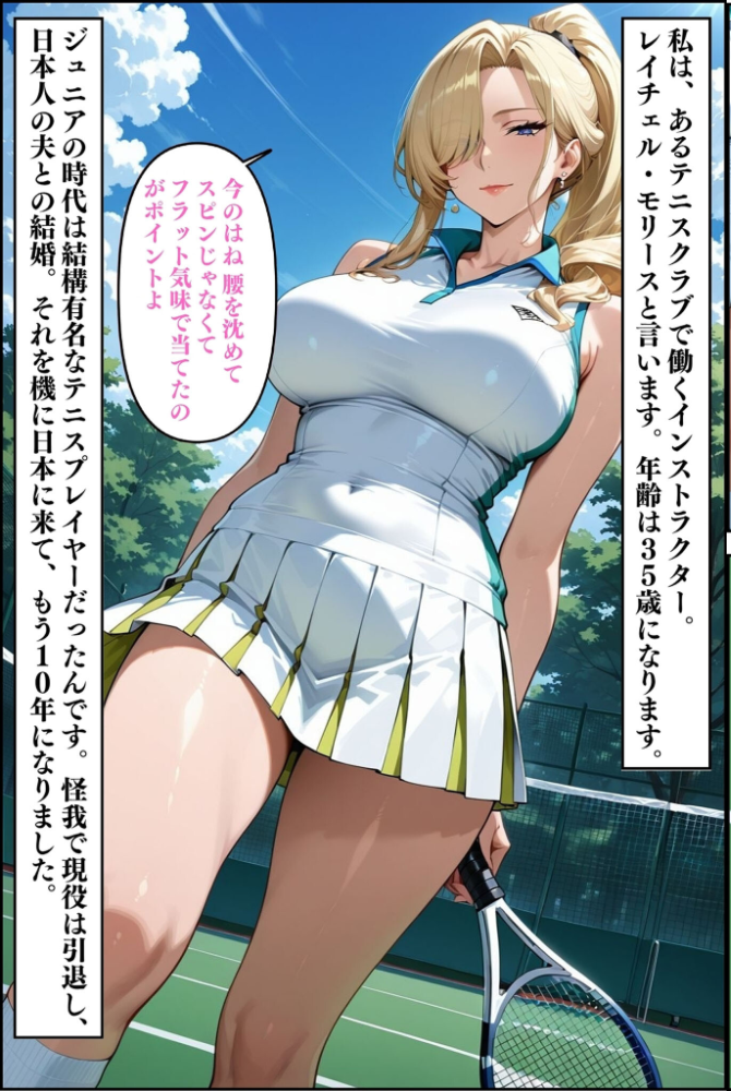 エロ漫画：人妻ですが雌でした〜イきたくないのに醜顔アクメ テニスコーチが醜態晒した日〜 モザイク版 【Uスタス あいラビ】 サンプル画像