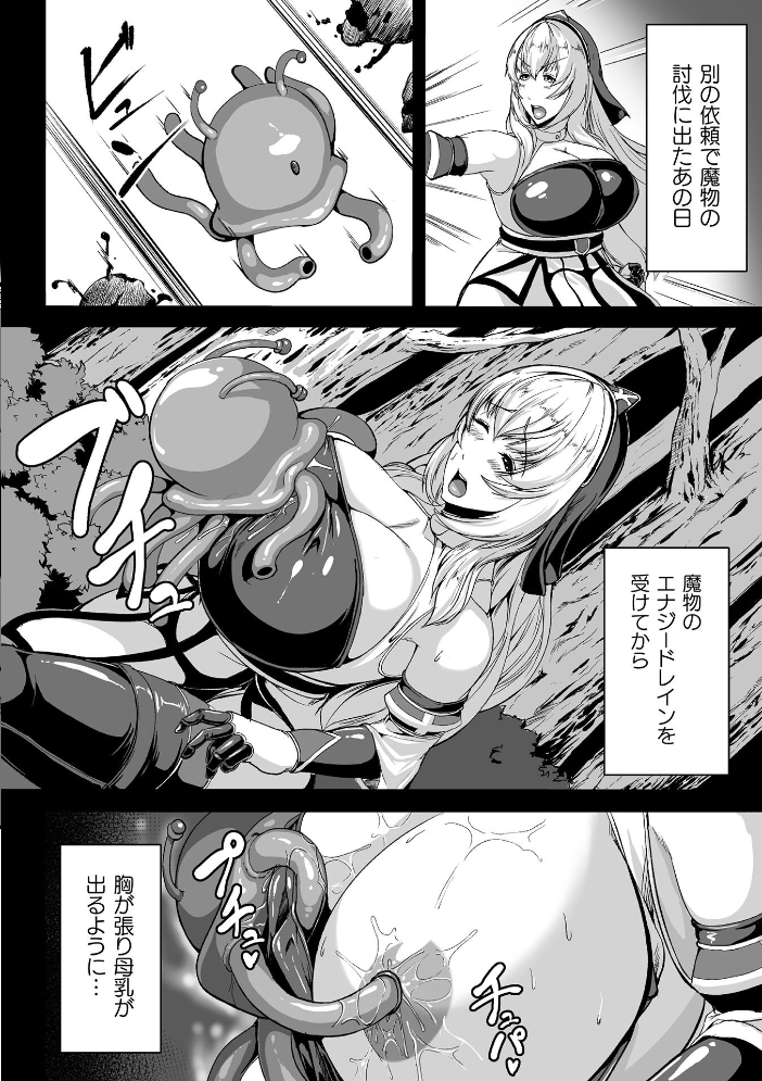 エロ漫画：苗床に堕ちた聖女 イーディス【単話】 【あまのは浅戯】 サンプル画像
