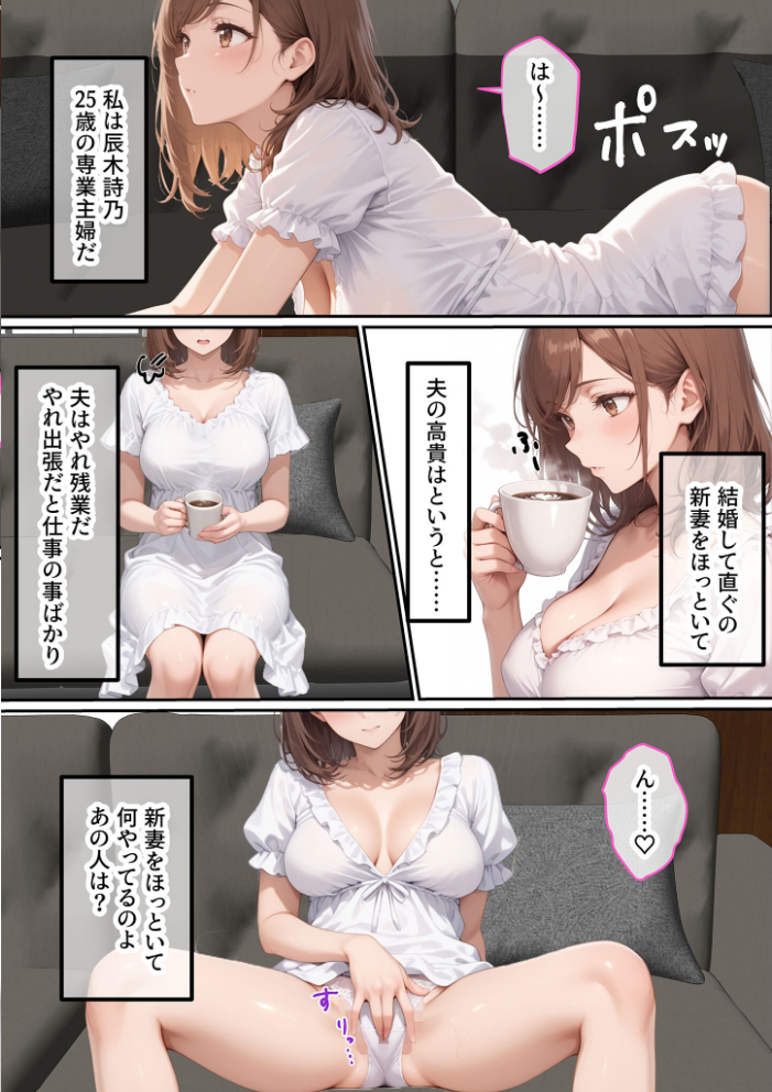 エロ漫画:ただ空き巣に入っただけのはずが欲求不満な人妻を堕とすことになった話〜盗んだのは物ではなく躰でした〜 モザイク版 【ラブ熟 あいラビ】 サンプル画像