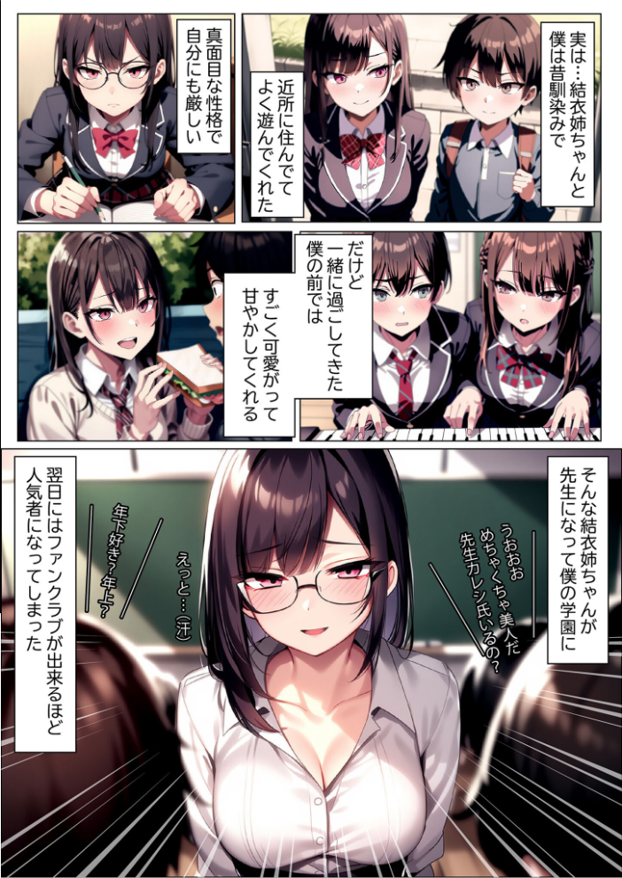 エロ漫画:彼女と付き合えた日が人生のピークだった件 モザイク版 【ストラボ あいラビ】 サンプル画像