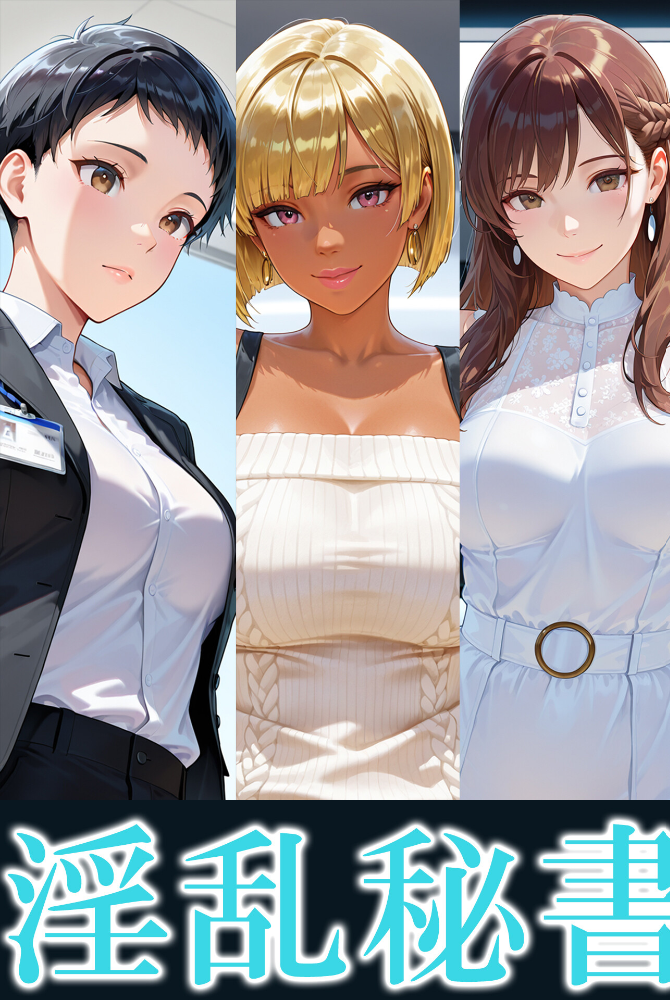 エロ漫画:淫乱秘書室 淫靡な役員秘書の秘めた仕事4 同期の巨乳秘書・宇賀神瑠衣 【あいがす】 サンプル画像