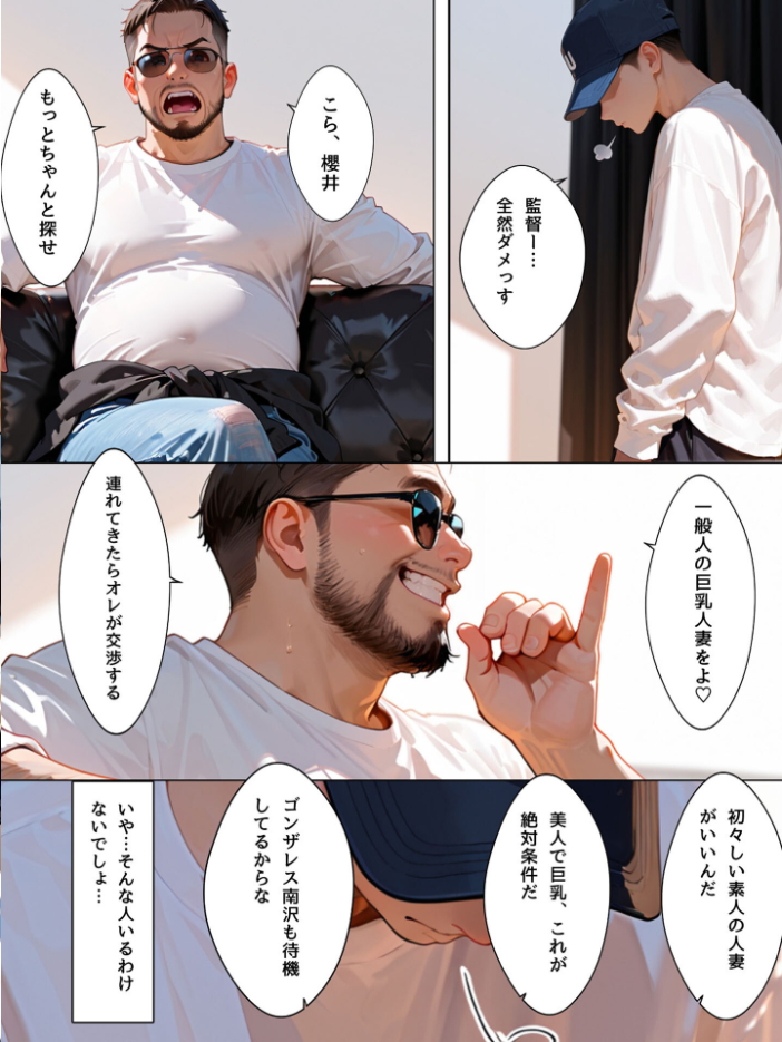エロ漫画:ミニマム爆乳妻〜騙されてAV出演してしまいました〜 モザイク版 【bbの部屋 あいラビ】 サンプル画像