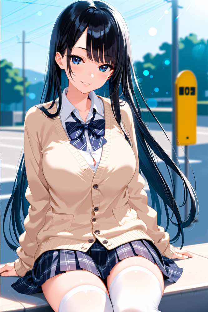 エロ漫画：2コマDE即堕ち【制服女子編】 モザイク版 【夢絵織 あいラビ】 サンプル画像