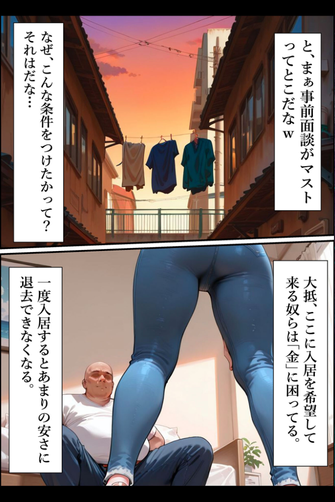 エロ漫画:人妻限定アパート 102号室 田島雪乃 〜大家のペットになった日編〜 モザイク版 【ワーテルLab あいラビ】 サンプル画像