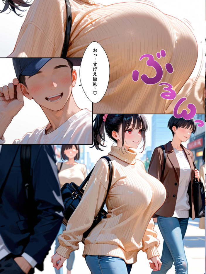 エロ漫画:ミニマム爆乳妻〜騙されてAV出演してしまいました〜 モザイク版 【bbの部屋 あいラビ】 サンプル画像