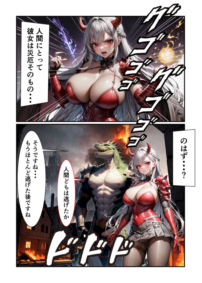 エロ漫画:【全3作収録】魔王様はえっちがお好き 〜最強魔族の甘く淫らな夜の営み〜 モザイク版 【IM あいラビ】 サンプル画像