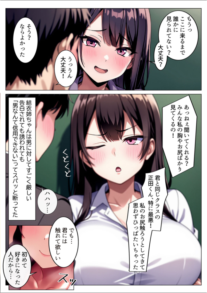 エロ漫画:彼女と付き合えた日が人生のピークだった件 モザイク版 【ストラボ あいラビ】 サンプル画像