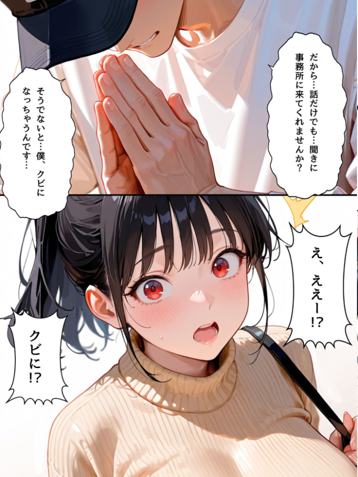 エロ漫画:ミニマム爆乳妻〜騙されてAV出演してしまいました〜 モザイク版 【bbの部屋 あいラビ】 サンプル画像