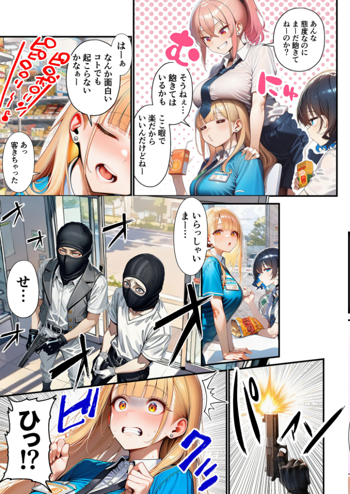 エロ漫画:人質ライブ配信 モザイク版 【ももまろ 朝露まほし あいラビ】 サンプル画像