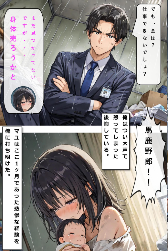 エロ漫画：レ○プされていた少女を保護したら花嫁になった話 モザイク版 【hentaiedge あいラビ】 サンプル画像