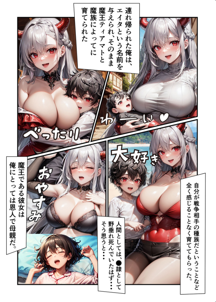 エロ漫画:【全3作収録】魔王様はえっちがお好き 〜最強魔族の甘く淫らな夜の営み〜 モザイク版 【IM あいラビ】 サンプル画像