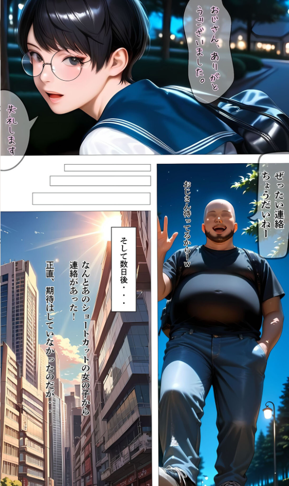 エロ漫画:【純朴巨乳美●●パイ●リ編】水着撮影会のはずが、いつのまにかおぢさんち〇ぽに沼る話3 モザイク版 【メコ神 あいラビ】 サンプル画像