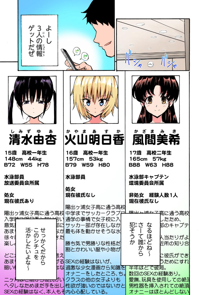 エロ漫画:セックススマートフォン〜ハーレム学園総集編〜【フルカラー版】 【銀曜ハル】 サンプル画像