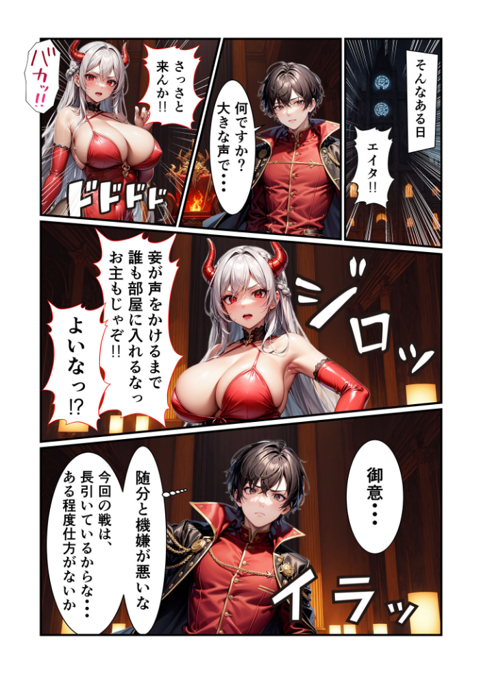 エロ漫画:【全3作収録】魔王様はえっちがお好き 〜最強魔族の甘く淫らな夜の営み〜 モザイク版 【IM あいラビ】 サンプル画像