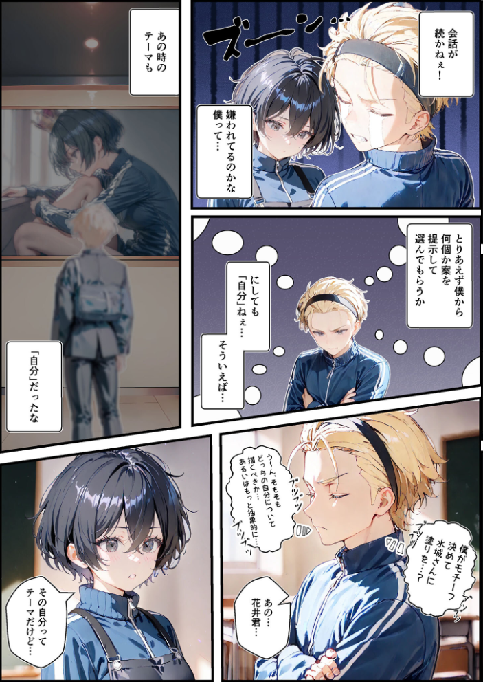 エロ漫画:君と僕の額縁 モザイク版 【初恋ラボ あいラビ】 サンプル画像