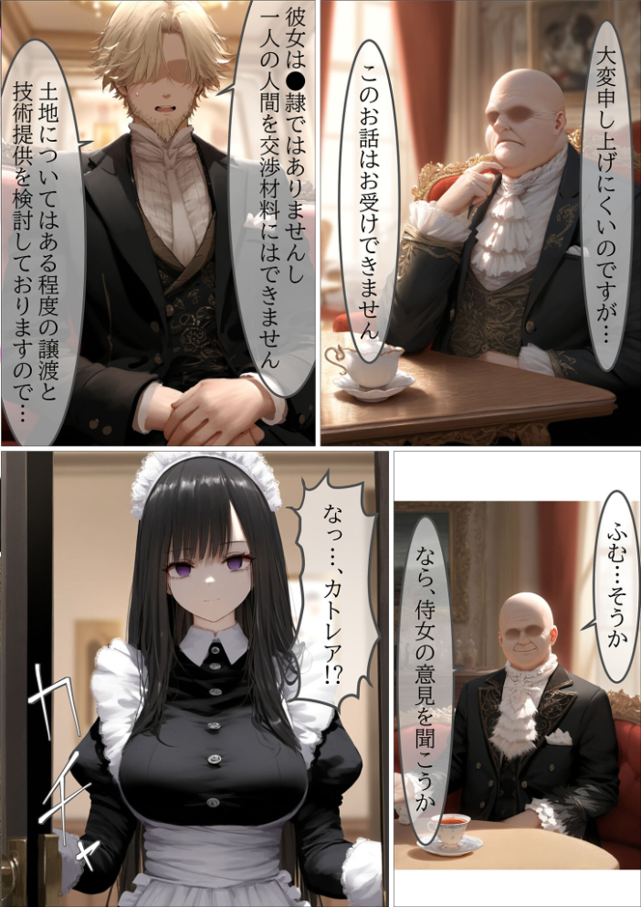 エロ漫画:貴族メイドが悪辣侯爵に堕とされるまで モザイク版 【むほー地帯 あいラビ】 サンプル画像