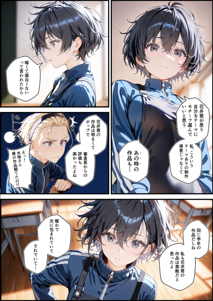 エロ漫画:君と僕の額縁 モザイク版 【初恋ラボ あいラビ】 サンプル画像