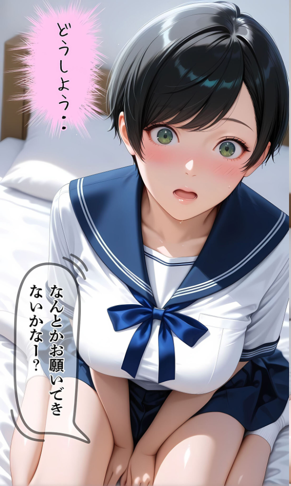 エロ漫画:【純朴巨乳美●●パイ●リ編】水着撮影会のはずが、いつのまにかおぢさんち〇ぽに沼る話3 モザイク版 【メコ神 あいラビ】 サンプル画像