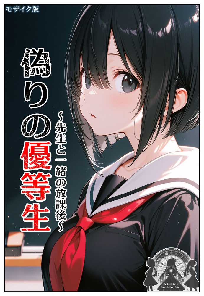 エロ漫画:偽りの優等生 〜先生と一緒の放課後〜 モザイク版 【ンチアーネのアトリエ あいラビ】 サンプル画像
