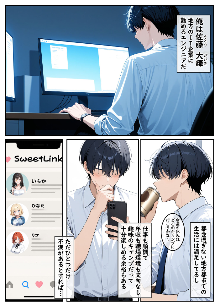 エロ漫画：童貞の俺が海外旅行先で出会った褐色美女と国際結婚して子作りしまくる話1 モザイク版 【ハレノヒ あいラビ】 サンプル画像