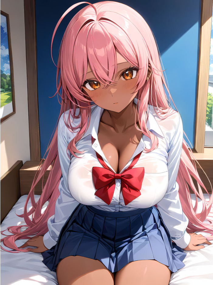 エロ漫画:クラスメイトの黒ギャルに「泊めてくれたらエッチさせてあげる」と言われてセックスしたら、俺のチ●ポの虜になってヤリまくりました! モザイク版 【StudioSR あいラビ】 サンプル画像