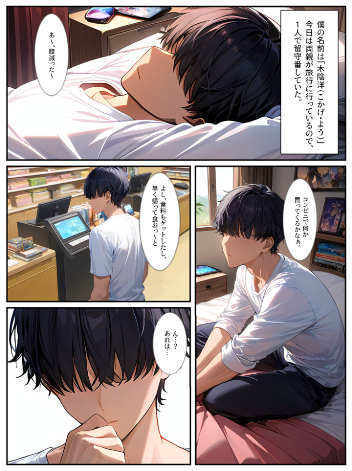 エロ漫画:クラスメイトの黒ギャルに「泊めてくれたらエッチさせてあげる」と言われてセックスしたら、俺のチ●ポの虜になってヤリまくりました! モザイク版 【StudioSR あいラビ】 サンプル画像