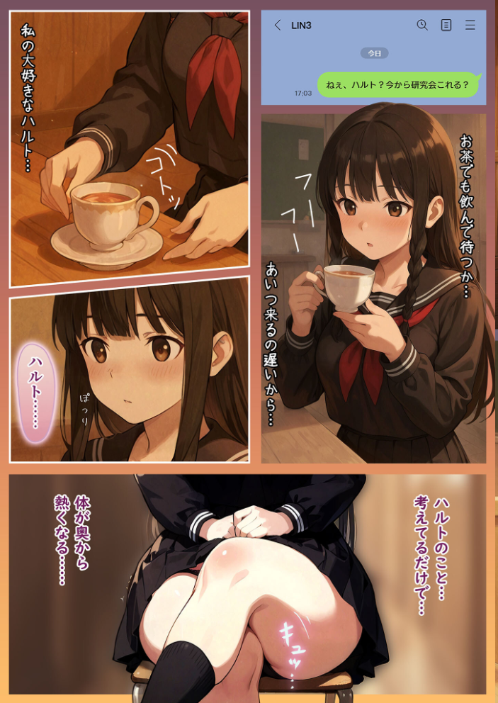 エロ漫画:ときオカ!-ときわ校オカルト研究会-【イッて、逝って、行って、生きて】 モザイク版 【にゃぷそでぃ あいラビ】 サンプル画像