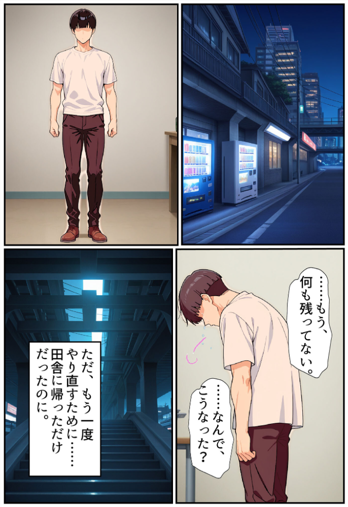エロ漫画:田舎で寝取られ堕ちた妻〜移住先の村で脅迫NTR夫の前で不倫交尾実況する巨乳妻〜 モザイク版 【ちるイル あいラビ】 サンプル画像
