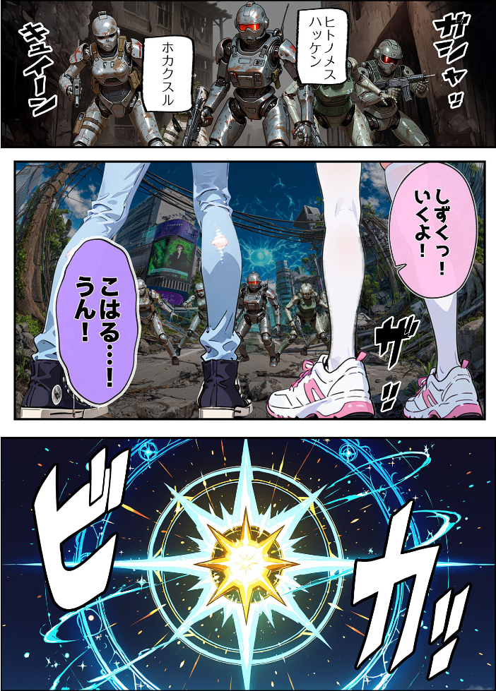 エロ漫画:AIが支配する世界で人類を裏切った俺は正義の魔法少女をドスケベ●●する モザイク版 【MTコミック もみむ あいラビ】 サンプル画像