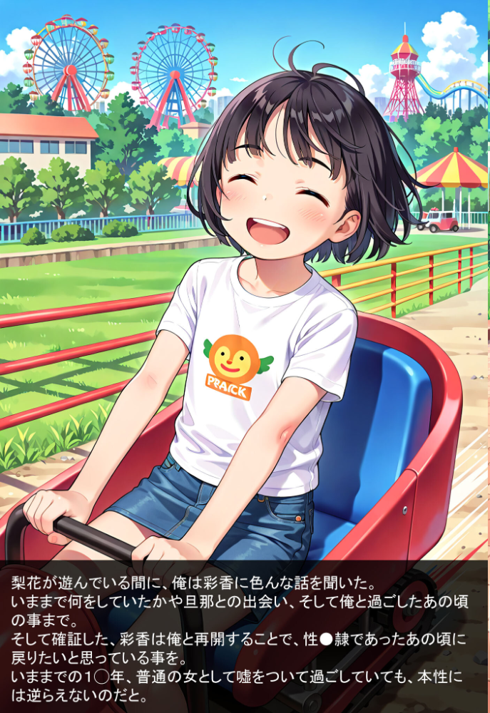 エロ漫画：となりの母娘2 — 再会そして モザイク版 【AIRCOLOR あいラビ】 サンプル画像