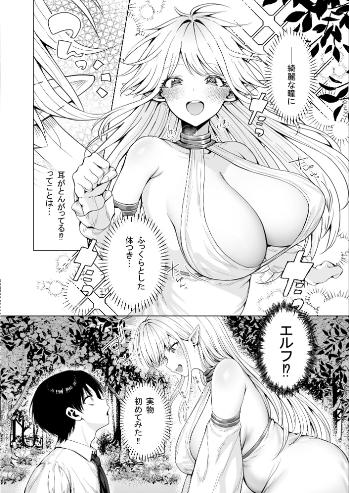 エロ漫画:種馬(救世主)として召喚された異世界でエルフママに甘やかされながらヤリまくる 【ハウメニードリームズ出版 旅口工路】 サンプル画像