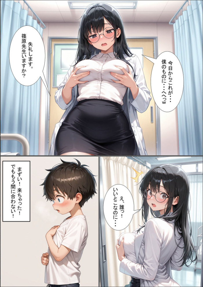 エロ漫画:今日からボクが保健室の●●(ハート) 〜純粋な恋心が歪んだ気持ちに変わる…〜 モザイク版 【性転の空 あいラビ】 サンプル画像