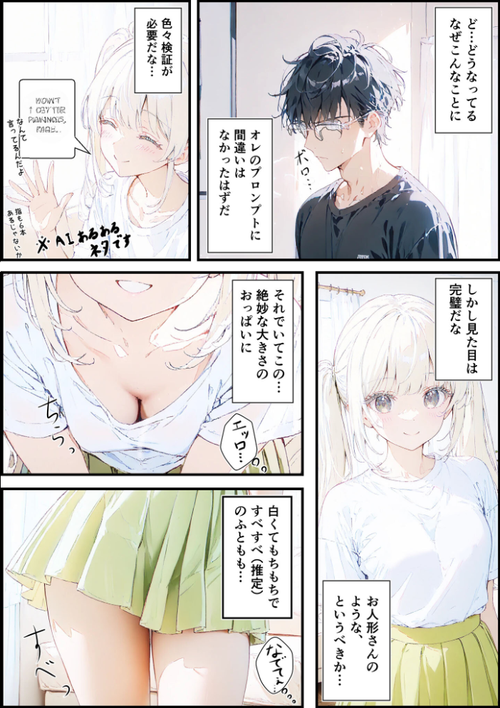 エロ漫画:あなたにアイを伝えに来たよ♪ モザイク版 【初恋ラボ あいラビ】 サンプル画像