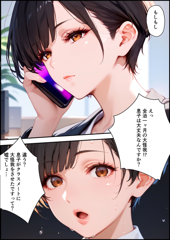 エロ漫画：【全2作収録】女手ひとつでボクを育ててくれた自慢の母がボクを守るためにいじめっ子の女になる話 1＆2 モザイク版 【バベル太郎 あいラビ】 サンプル画像