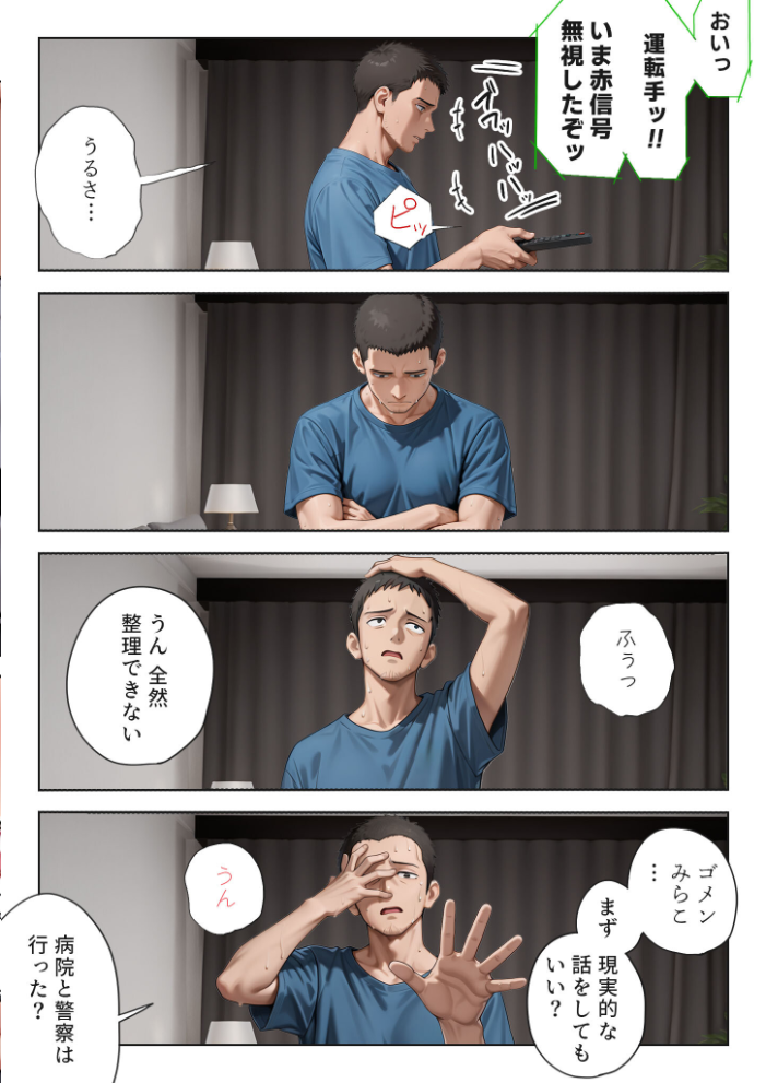 エロ漫画:娘の告白 モザイク版 【愛・筋肉博 あいラビ】 サンプル画像