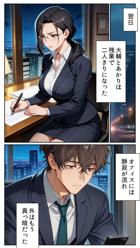エロ漫画:●●アプリと人妻お局の淫らな堕落 〜社内一のエロい女を思いのままに〜 モザイク版 【とろとろコミック あいラビ】 サンプル画像