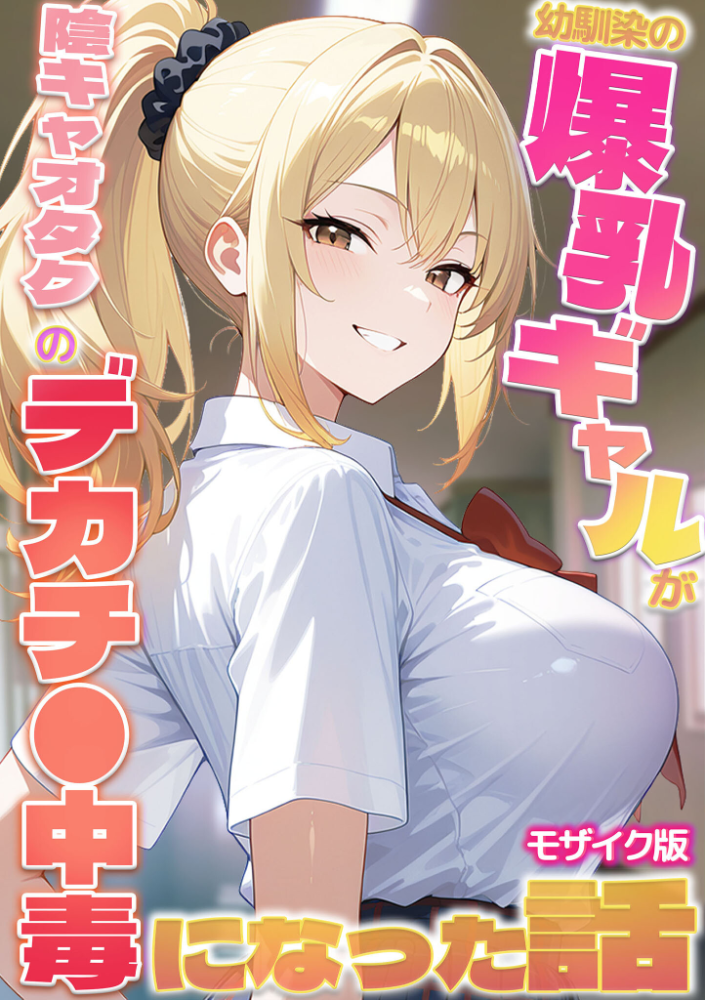 エロ漫画:幼馴染の爆乳ギャルが陰キャオタクのデカチ●中毒になった話 モザイク版 【かのん絵師 あいラビ】 サンプル画像